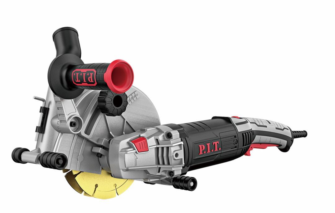 Штроборез P.I.T PWC150-C (1700Вт, 150мм, 8000об/мин, 2 диска, глуб 35мм, шир 30мм)