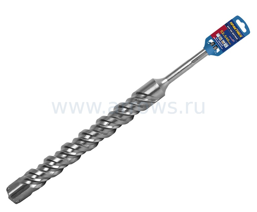 Бур SDS-MAX 52.0 х 540 мм, квадро, серия эксперт, Практика