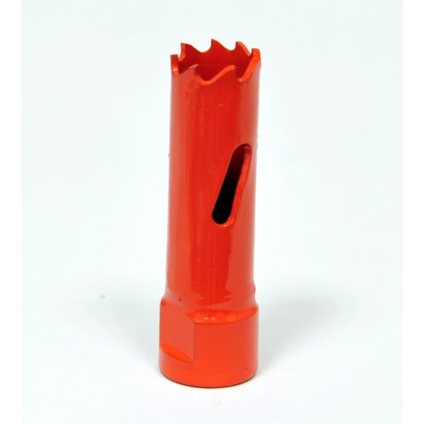 Коронка биметаллическая  14 мм, хв.1/2", Elitech