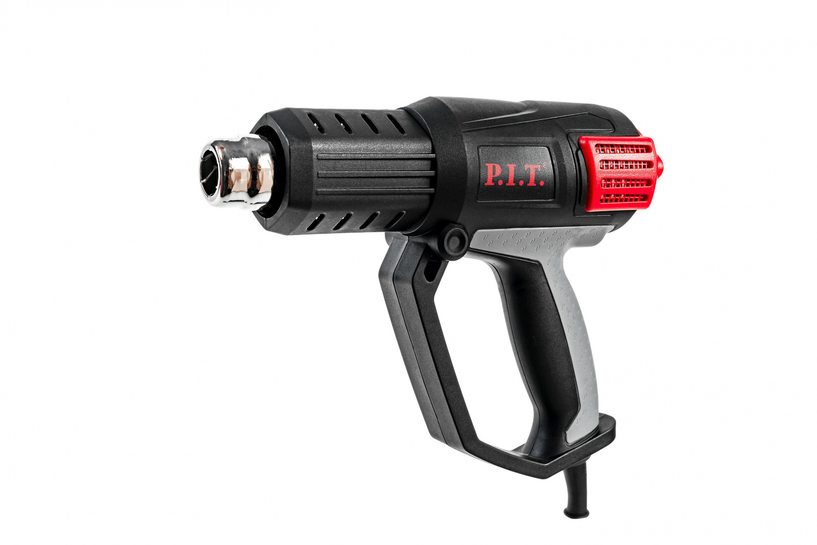 Фен строительный P.I.T. PHG2001-C (2000Вт, 50-650°С, 250-500л/мин, дисплей, керам.нагрев)