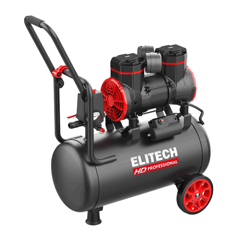 Компрессор ELITECH HD ACF 300-24S (б\масл,300л\м,1.5кВТ,8бар,2цилиндра,ресив.24л,19.6кг,70дБ(А),сто)