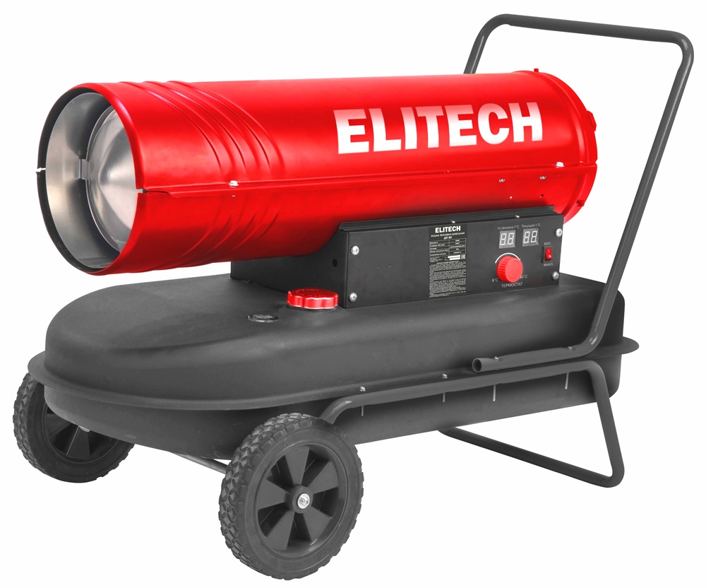 Пушка тепловая дизельная ELITECH ДП 30 (30кВт,произ-1400м3\ч,22кг,прям.нагрев)
