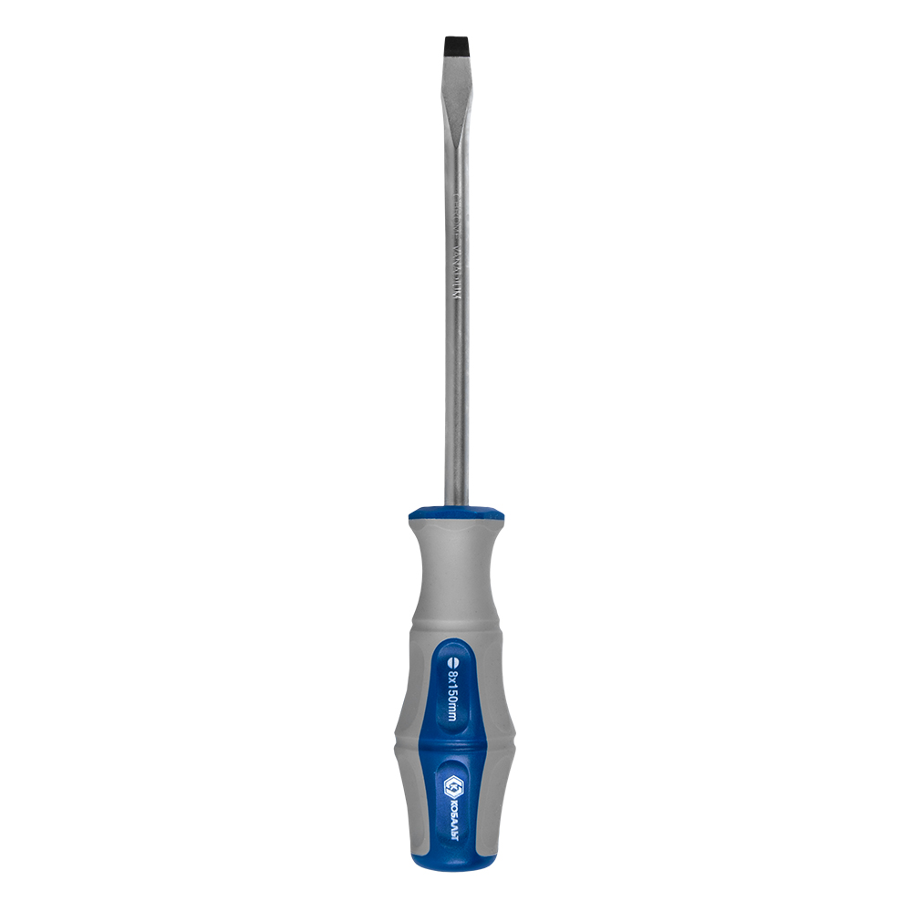 Отвертка плоская SL8.0 х 150 мм, ULTRA GRIP, Cr-V, КОБАЛЬТ (1/6)